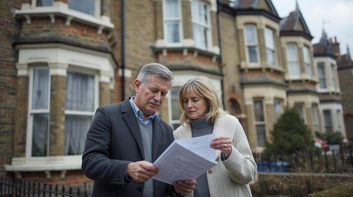 Grafika przedstawiająca kluczowe zmiany na rynku nieruchomości w Wielkiej Brytanii, w tym wyższe podatki dla landlordów, reformę LISA oraz nowe opłaty dla drogich nieruchomości.